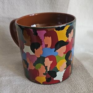 Colorful Faces Ceramic Mug
